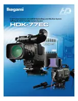 Предварительный просмотр 21 страницы Ikegami HDK-790EXIII Manual