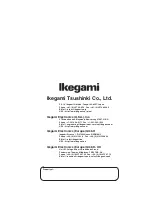 Предварительный просмотр 136 страницы Ikegami HDK-790GX Operation Manual