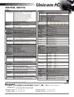 Preview for 4 page of Ikegami HDK-970A Specifications