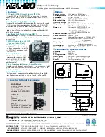 Предварительный просмотр 2 страницы Ikegami HDL-20 Specifications