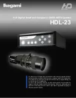 Preview for 1 page of Ikegami HDL-23 Product Specification