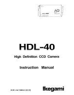 Предварительный просмотр 2 страницы Ikegami HDL-40 Instruction Manual