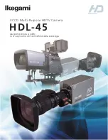 Preview for 1 page of Ikegami HDL-45 Specifications