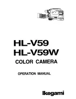 Ikegami HL-V59W Operation Manual предпросмотр