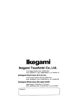 Preview for 21 page of Ikegami HL-V59W Operation Manual