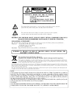 Preview for 3 page of Ikegami HQLM-1720WR Operation Manual