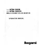 Ikegami HTM-1505CS Operation Manual предпросмотр