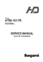 Предварительный просмотр 1 страницы Ikegami HTM-1517R Service Manual