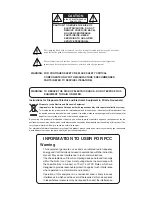 Preview for 3 page of Ikegami HTM-1917R Operation Manual