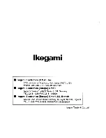 Предварительный просмотр 18 страницы Ikegami ICD-33 Instruction Manual