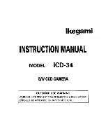 Ikegami ICD-34 Instruction Manual предпросмотр