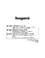 Preview for 24 page of Ikegami ICD-34 Instruction Manual