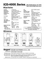 Предварительный просмотр 2 страницы Ikegami ICD-4000 Series Instruction Manual