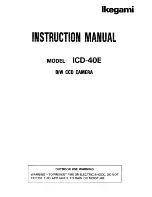 Ikegami ICD-40E Instruction Manual предпросмотр