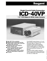 Ikegami ICD-40VP Specifications preview