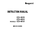 Предварительный просмотр 1 страницы Ikegami ICD-4612 Instruction Manual