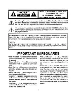 Предварительный просмотр 3 страницы Ikegami ICD-500 Instruction Manual