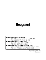 Предварительный просмотр 23 страницы Ikegami ICD-500 Instruction Manual