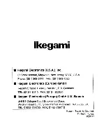 Предварительный просмотр 27 страницы Ikegami ICD-501 Instruction Manual