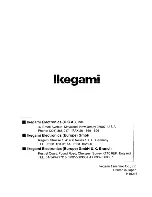 Preview for 23 page of Ikegami ICD-503 Instruction Manual