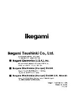 Preview for 41 page of Ikegami ICD-703 Instruction Manual