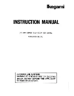 Ikegami ICD-800 Instruction Manual предпросмотр