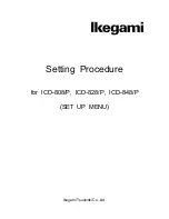 Предварительный просмотр 9 страницы Ikegami ICD-808 Instruction Manual