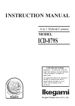 Ikegami ICD-879S Instruction Manual preview