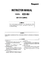 Ikegami ICD-B3 Instruction Manual предпросмотр