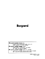 Предварительный просмотр 39 страницы Ikegami ICD-F24 Instruction Manual