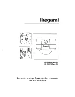 Ikegami ICD0609VR Type 31 Installation And Operating Instructions Manual preview