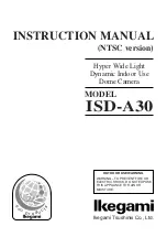 Ikegami ISD-A30 Instruction Manual предпросмотр