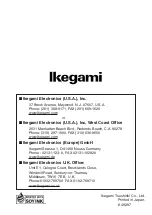 Предварительный просмотр 64 страницы Ikegami ISD-A30 Instruction Manual