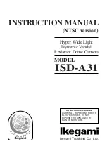 Предварительный просмотр 1 страницы Ikegami ISD-A31 Instruction Manual