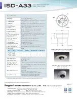 Предварительный просмотр 2 страницы Ikegami ISD-A33 Specifications