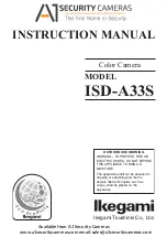 Ikegami ISD-A33S Instruction Manual preview