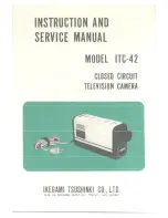 Предварительный просмотр 1 страницы Ikegami ITC-42 Instruction And Service Manual