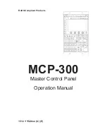 Предварительный просмотр 3 страницы Ikegami MCP-300 Operation Manual