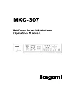 Ikegami MKC-307 Operation Manual preview