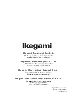 Предварительный просмотр 36 страницы Ikegami ML Series User Manual