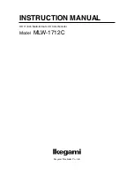 Ikegami MLW-1712C Instruction Manual предпросмотр