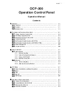 Предварительный просмотр 13 страницы Ikegami OCP-300 Operation Manual