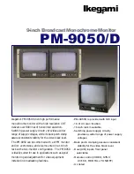 Предварительный просмотр 1 страницы Ikegami PM-9050 Specifications