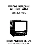 Ikegami PM-96 Operating Instructions And Service Manual предпросмотр