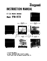 Ikegami PM-970 Instruction Manual предпросмотр