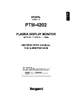 Ikegami PTM-4202 Instruction Manual предпросмотр