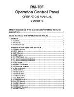 Предварительный просмотр 12 страницы Ikegami RM-70F Operation Manual