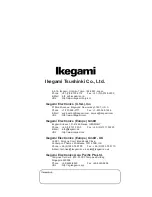 Предварительный просмотр 40 страницы Ikegami RM-70F Operation Manual