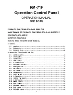 Preview for 10 page of Ikegami RM-71F Operation Manual