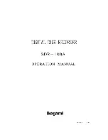 Ikegami SDR-100A Operation Manual предпросмотр